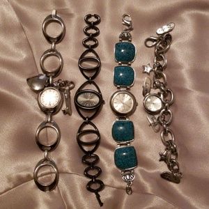Lot of 4 bracelet watches by New York & Company